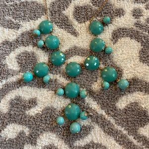 Mint green statement necklace